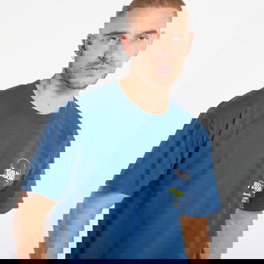 Majica kratkih rukava Pleasures T-shirt PLEASURES Turntable Plava | P25F010-BLUE, 4