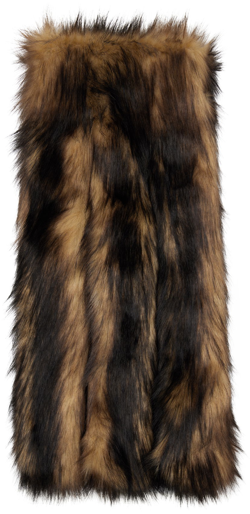 Šal Simone Rocha Simone Rocha Triple Slit Faux Fur Scarf Smeđa | 1038 1255