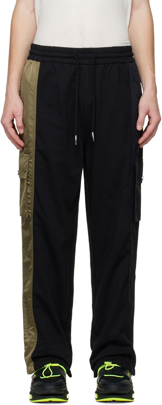 Cargo hlače Feng Chen Wang Feng Chen Wang Contrast Cargo Pants Crna | FMF14TR12