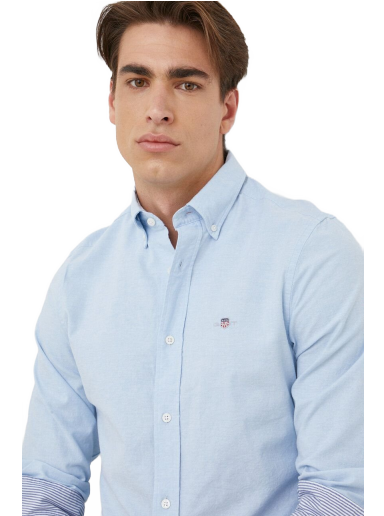 Košulja GANT Cotton T-shirt Plava | 3230115