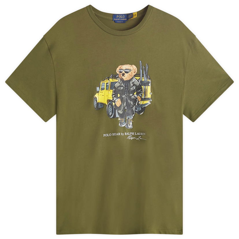Majica kratkih rukava Polo by Ralph Lauren Defender Bear Graphic T-Shirt Zelena | 710854497042
