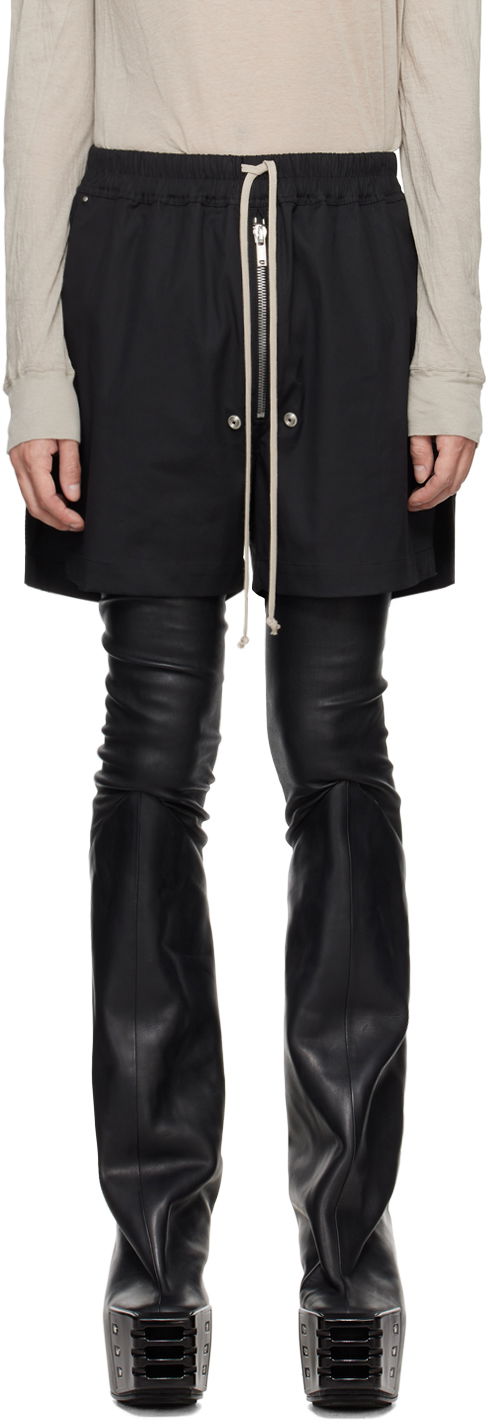 Kratke hlače Rick Owens Bela Shorts Crna | RU01D3391 TE