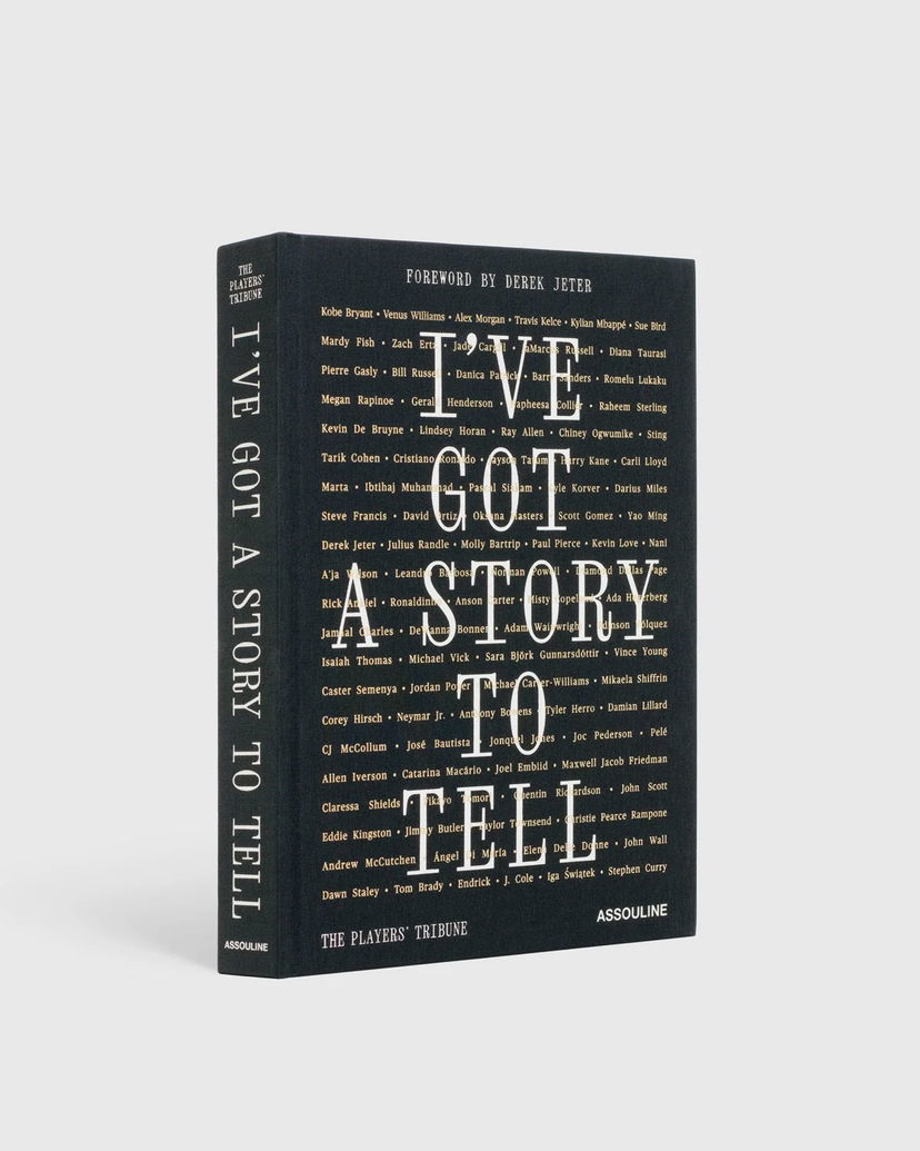 Knjiga i časopis ASSOULINE The Players' Tribune: I've Got A Story To Tell Book Crna | 9781649804105