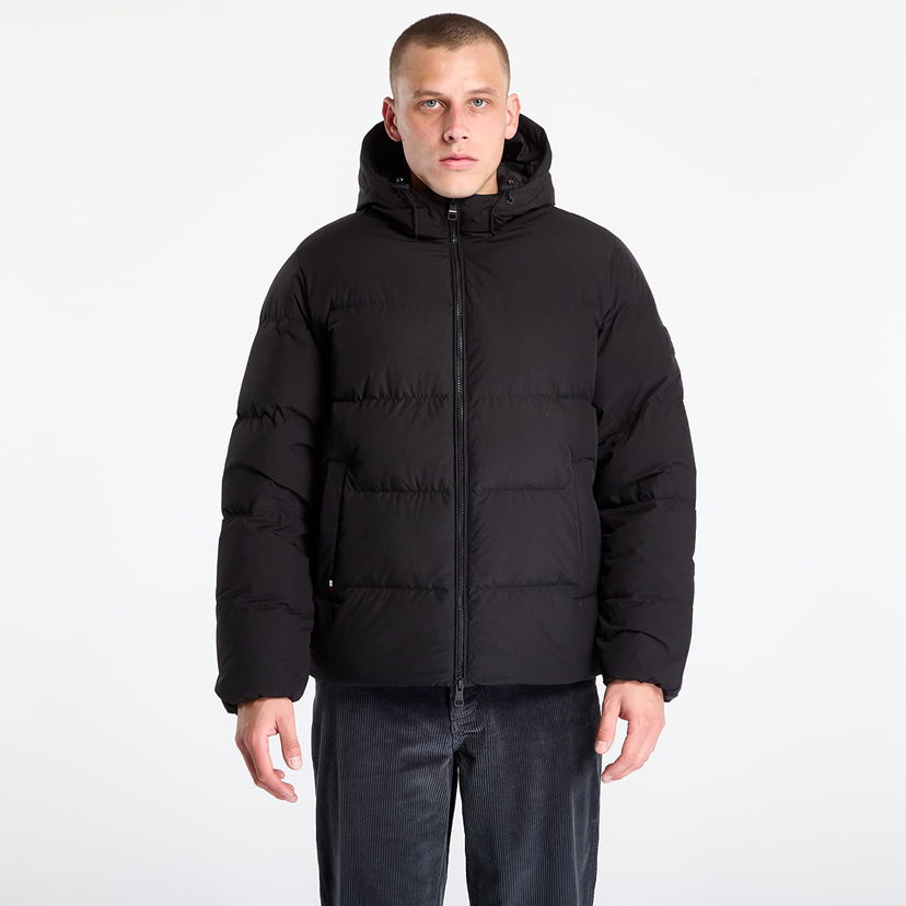 Pernata jakna Tommy Hilfiger Jacket Down Hooded Puffer Jacket Black Crna | MW0MW40616-BDS