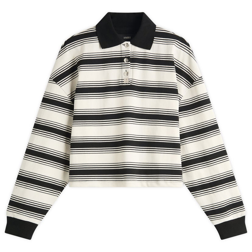 Polo majica AMIRI Amiri MA Stripe Oversized Polo Top, Size Large Višebojno | AWJYPO1008-188