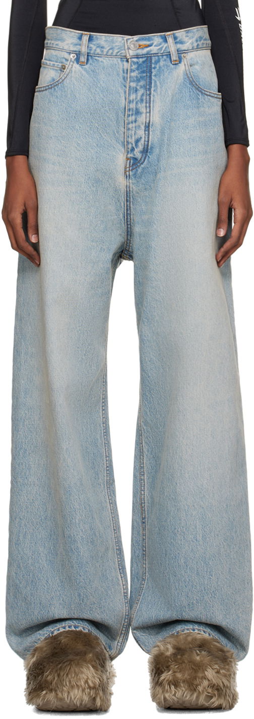 Jeans Balenciaga Baggy Jeans Plava | 773763 TJW79
