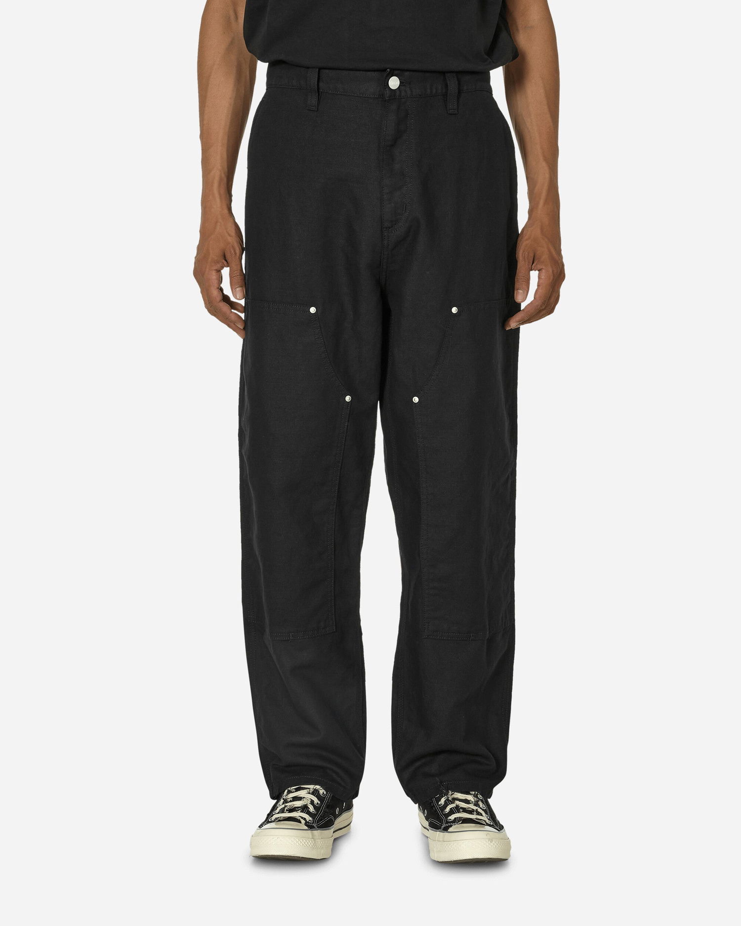 Hlače Carhartt WIP Walter Double Knee Pant Crna | I033580.8902, 1
