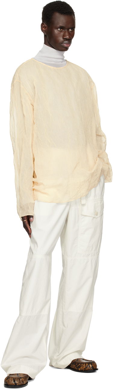 Džemper Dries Van Noten Dries Van Noten Long Sleeve Top Bež | 251-020740-1265, 3