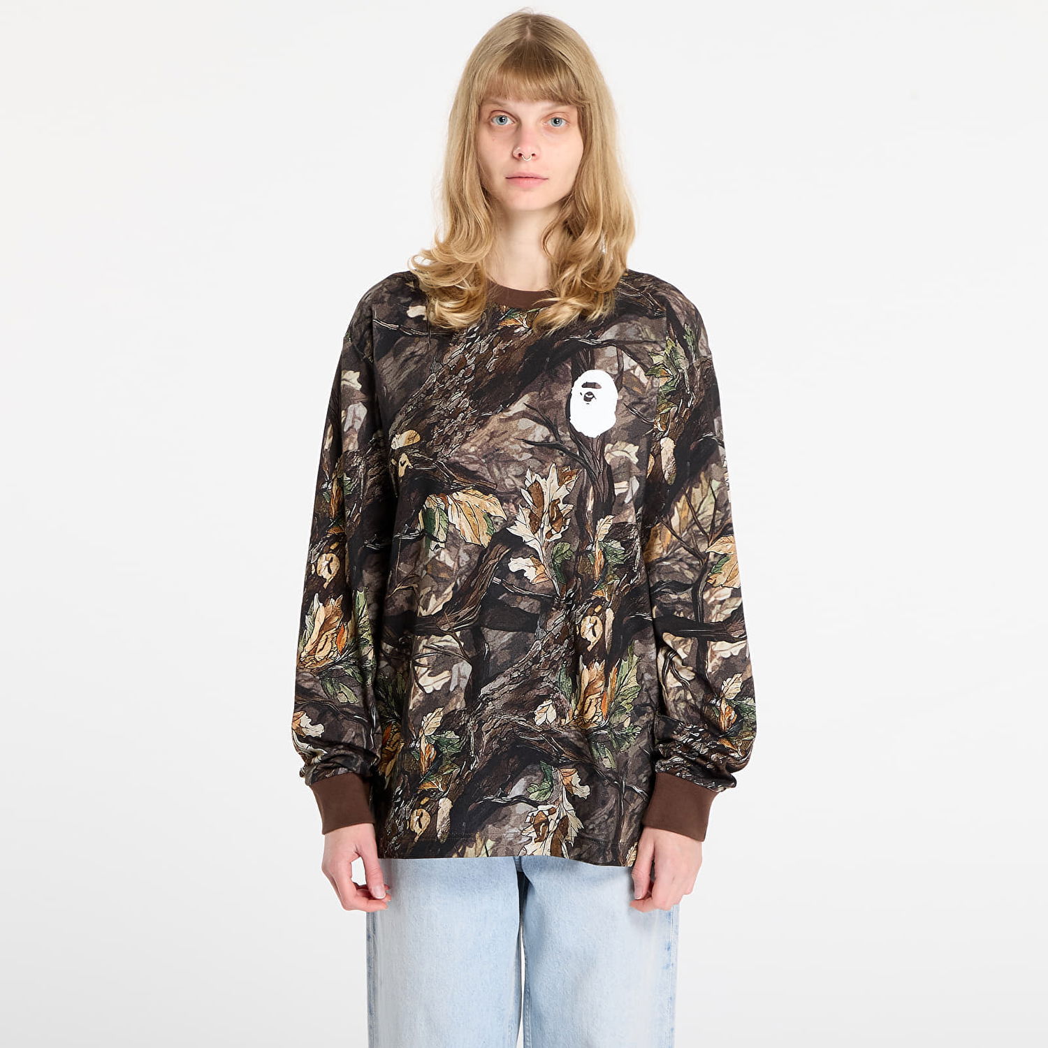Majica kratkih rukava BAPE Tree Edge Camo Relaxed Fit Long Sleeve T-Shirt Višebojno | 001LTL801011MBRW, 1