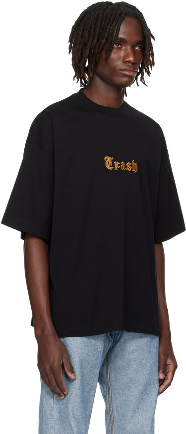 Majica kratkih rukava VETEMENTS VETEMENTS 'Trash' Embroidered T-Shirt Crna | UH76TR540B, 1