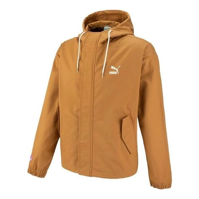 Vjetrovka Puma Windbreaker Hooded Jacket Žuta | 537523-74