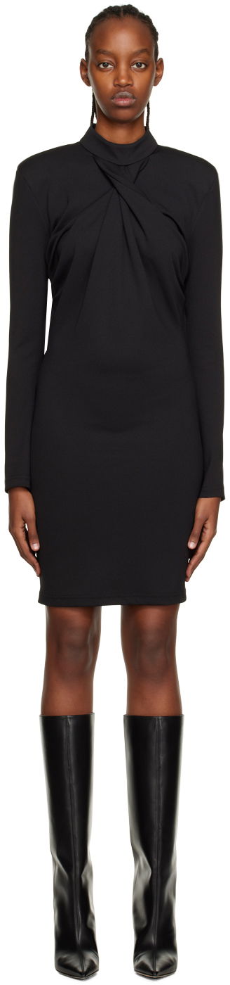 Haljina Han Kjøbenhavn Han Kjobenhavn Twisted Mini Dress Crna | W-131613