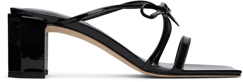 Tenisice i cipele BY FAR June Heeled Sandals Crna | 23SSJUNSBLP