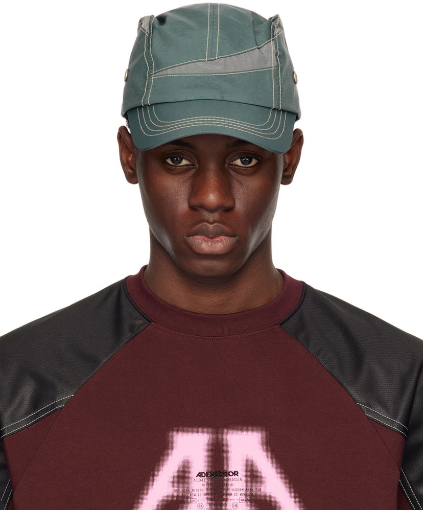 Kapa ADER ERROR Contrast Stitch Baseball Cap Zelena | BN01SSHW0202GR
