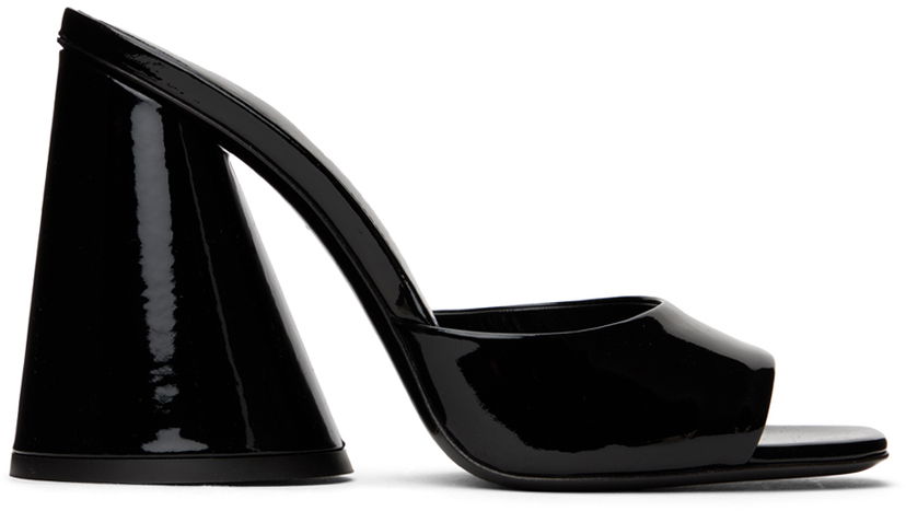 Dodaci The Attico Attico Luz Heeled Mules Crna | 236WS502 L002