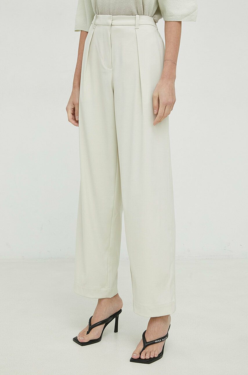 Hlače Samsoe Samsoe Zuri Elasticated Trousers Bež | F23100049, 0