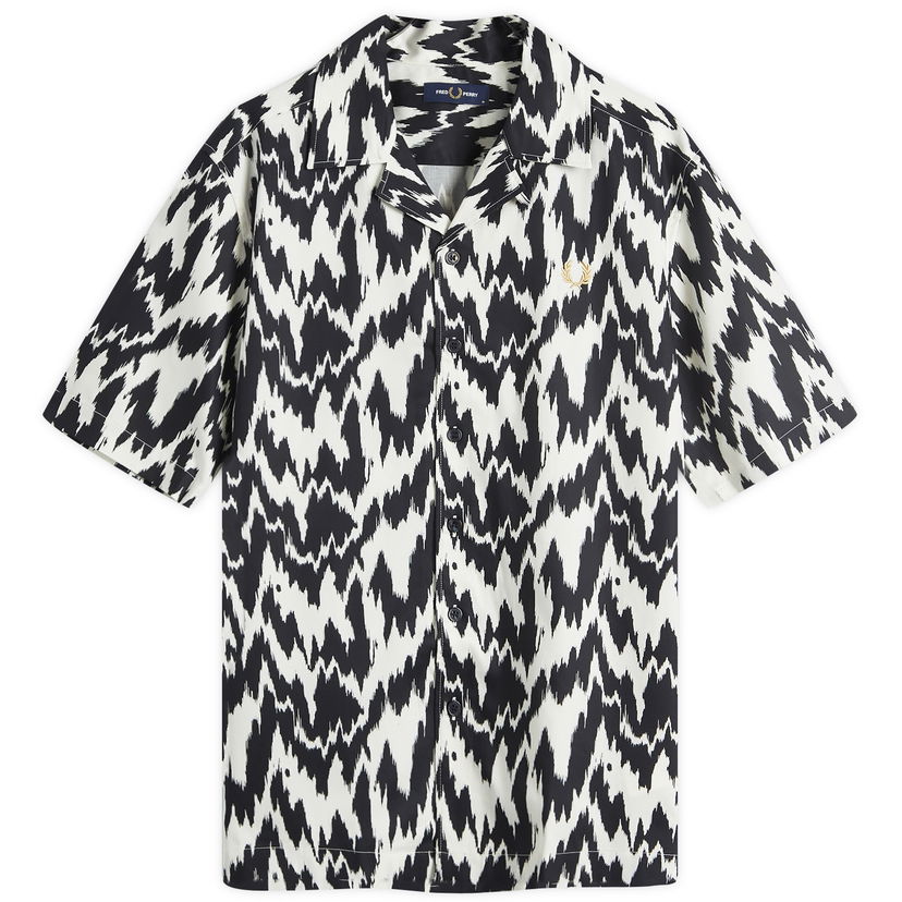 Košulja Fred Perry Animal Print Vacation Shirt Bijela | M8719-560