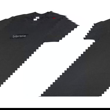 Majica kratkih rukava Supreme Swarovski x Box Logo T-Shirt Crna | SS19T1 BLACK, 1