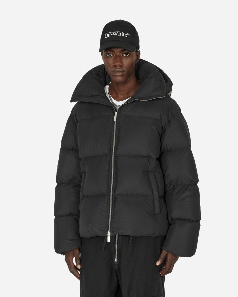 Pernata jakna Off-White Patch Arrow Down Puffer Jacket Black Crna | OMEJ006F23FAB001 1010