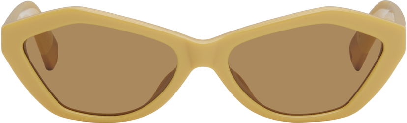 Sunčane naočale Jacquemus Jacquemus 'The Bambino' Sunglasses Bež | JAC42C7SUN