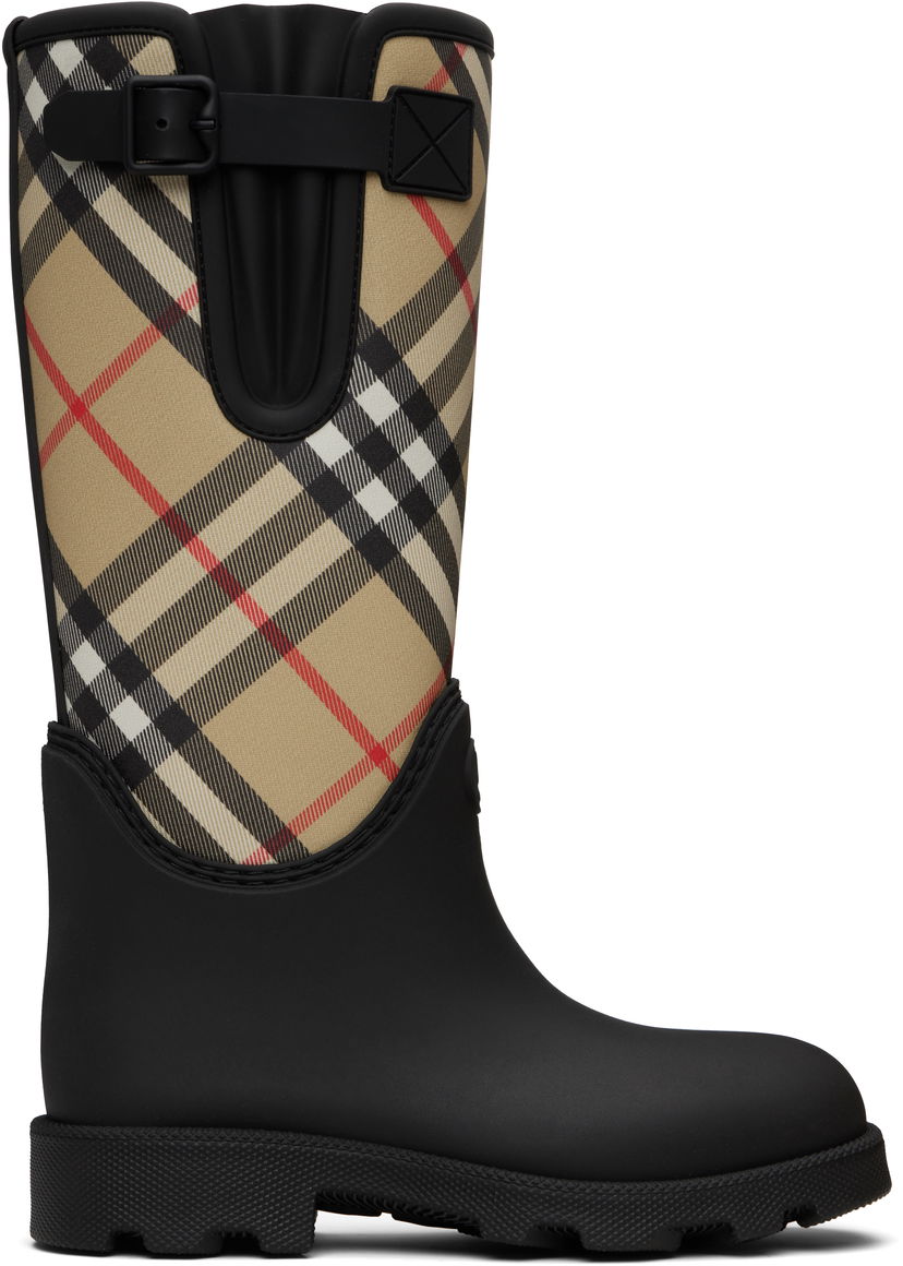 Tenisice i cipele Burberry Burberry Marsh Stamp High Rubber Boots Crna | 8111644