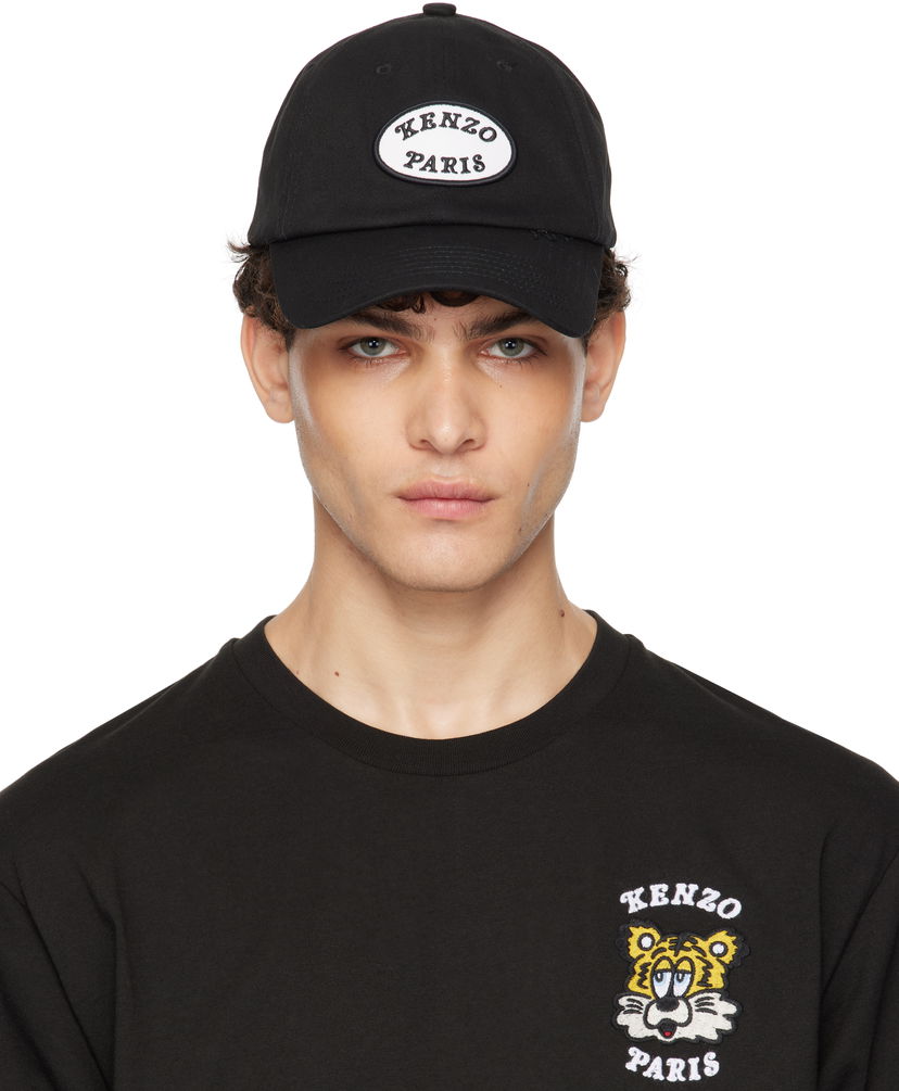 Kapa KENZO VERDY Edition Embroidered Cap Crna | FF58AC521F48