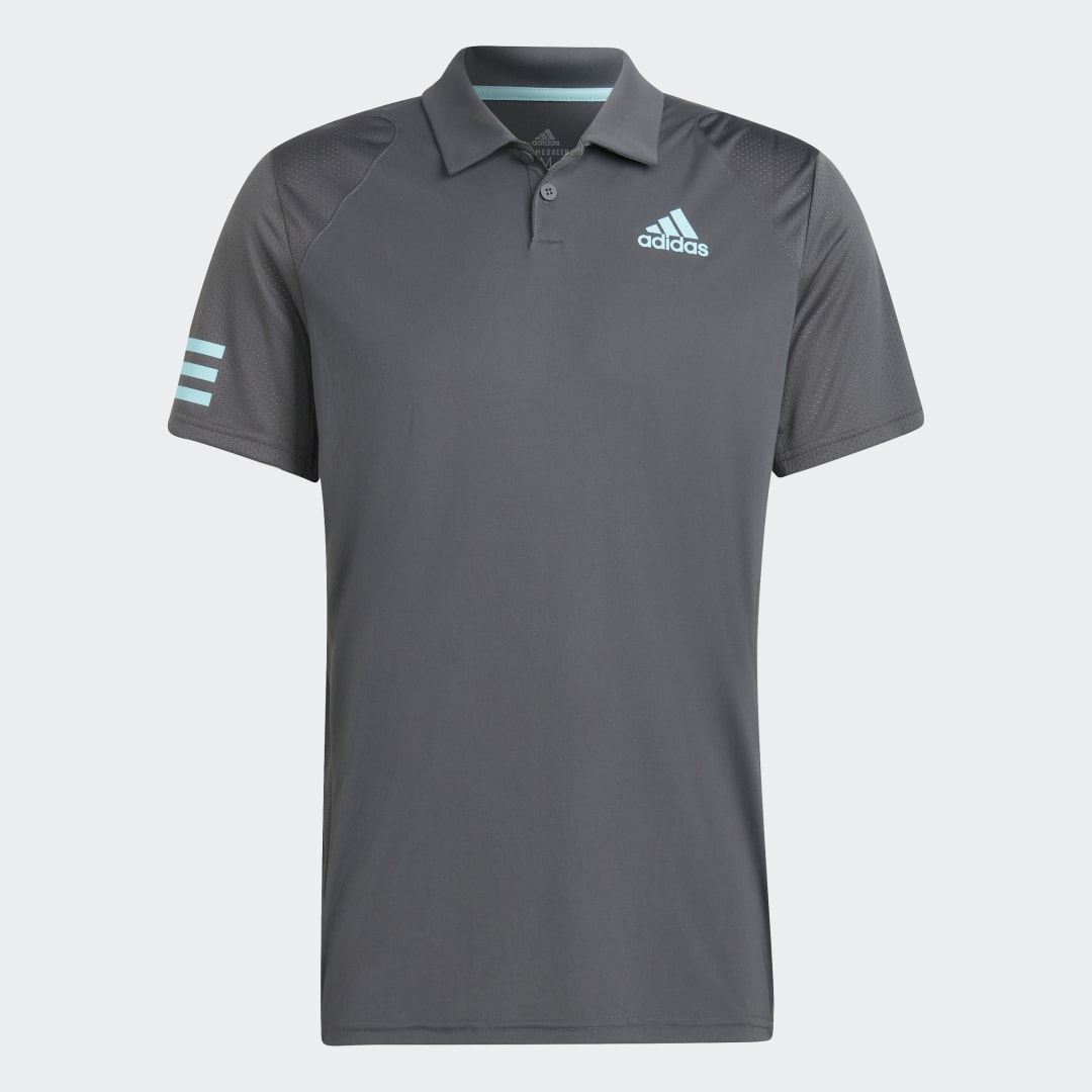 Polo majica adidas Performance Club 3-Stripes Tennis Polo Shirt Siva | HB8028, 0
