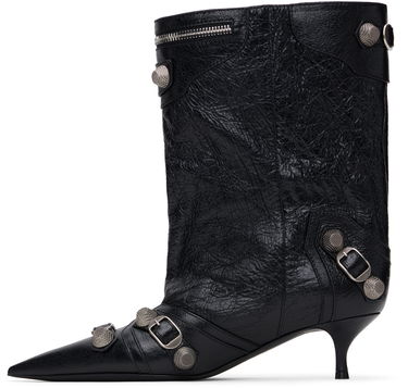Tenisice i cipele Balenciaga Leather Ankle Boots with Metal Studs Crna | 802082 WAD4E, 2
