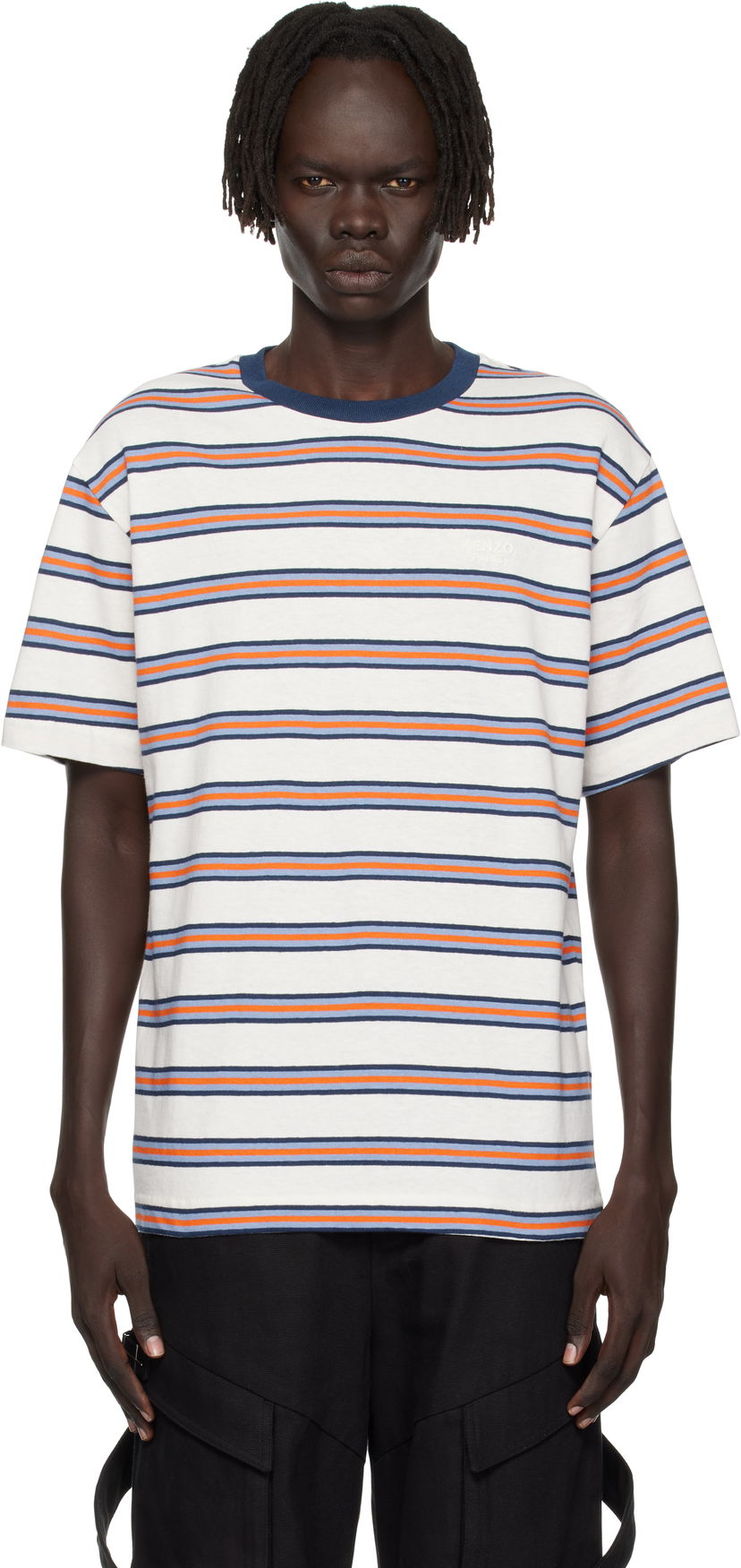 Majica kratkih rukava KENZO Kenzo Paris 'KENZO Coast Lines' Striped T-Shirt Višebojno | FF65TS2504SM