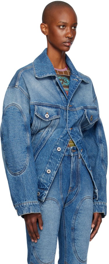 Jakna Jean Paul Gaultier Jean Paul Gaultier Lacing Denim Jacket Plava | 24/31-F-VE062LP-D013-57, 1