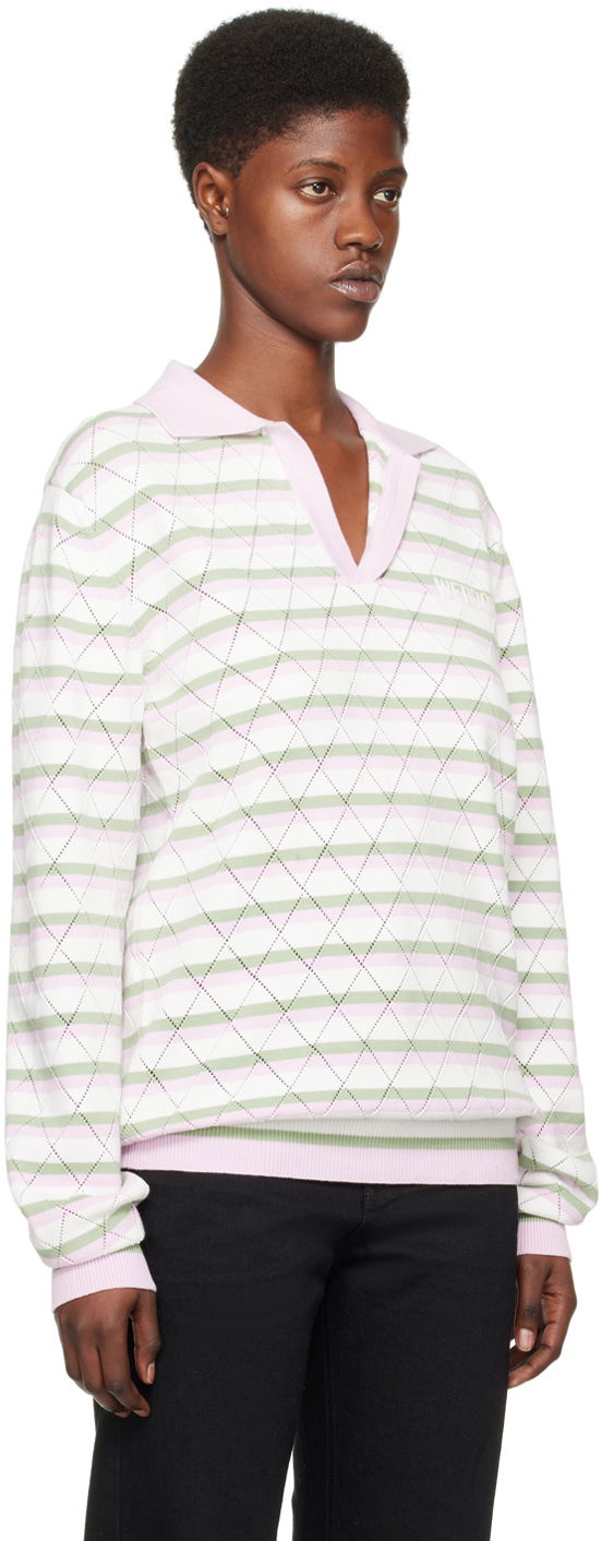 Džemper We11done We11done Striped Knit Polo Shirt Višebojno | WD-KT0-24-639-U-LP, 1