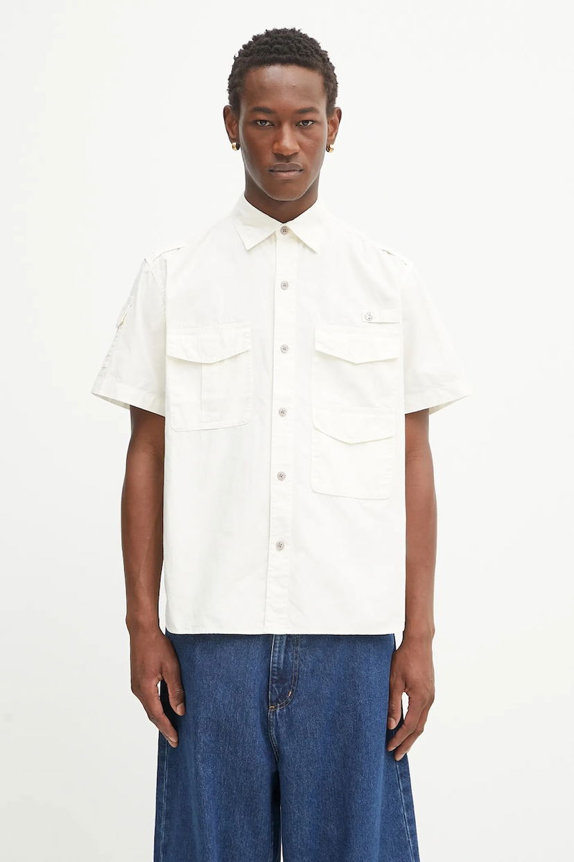 Košulja Human Made Human Made Woven Shirt Bijela | HM29SH020