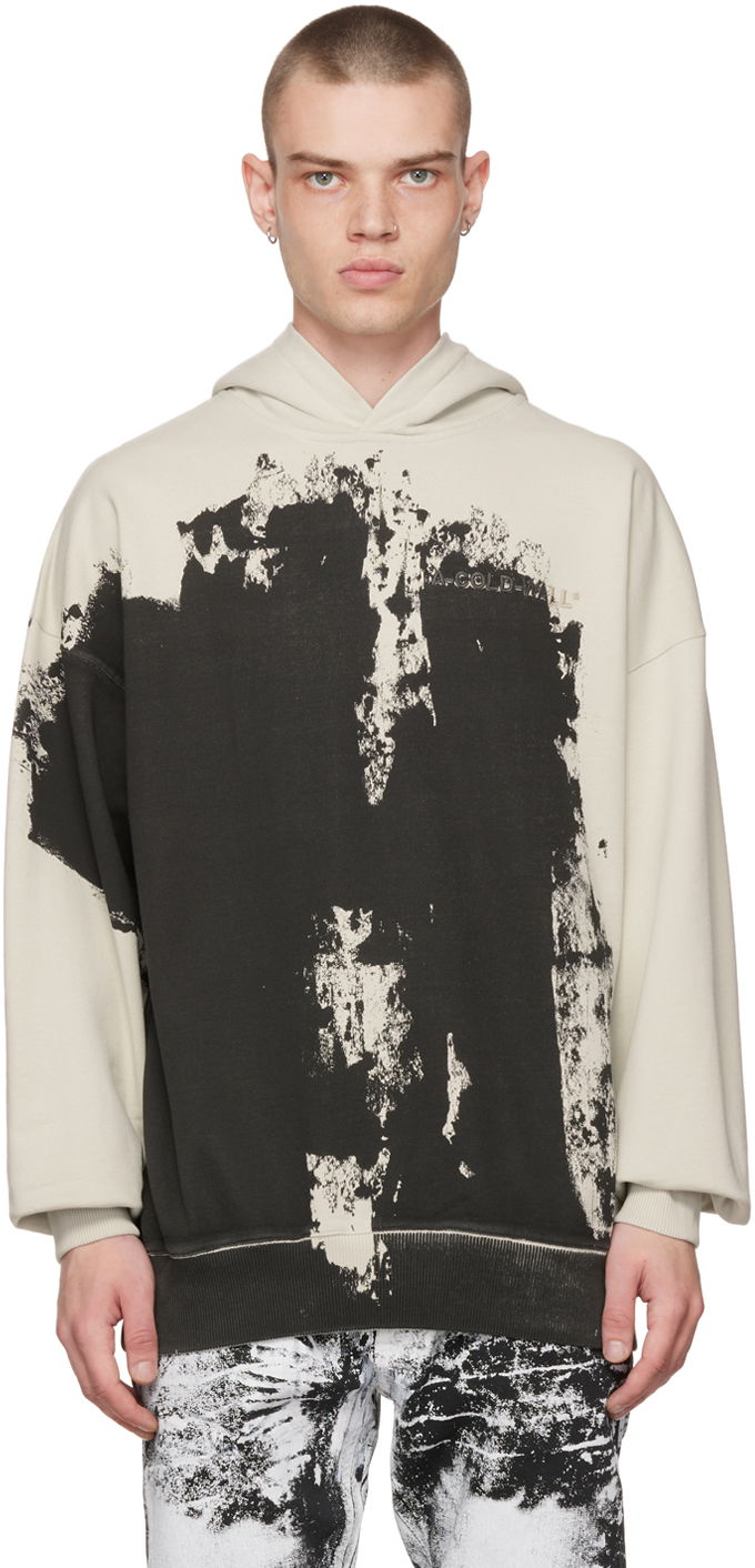 Dukserice A-COLD-WALL* Off-White & Black Print Bež | ACWMW086, 0