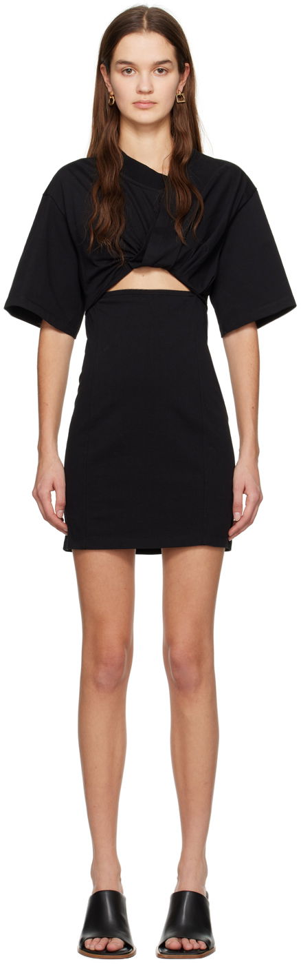 Haljina Jacquemus Black Le Chouchou 'La robe Crna | 23H241DR088-2003