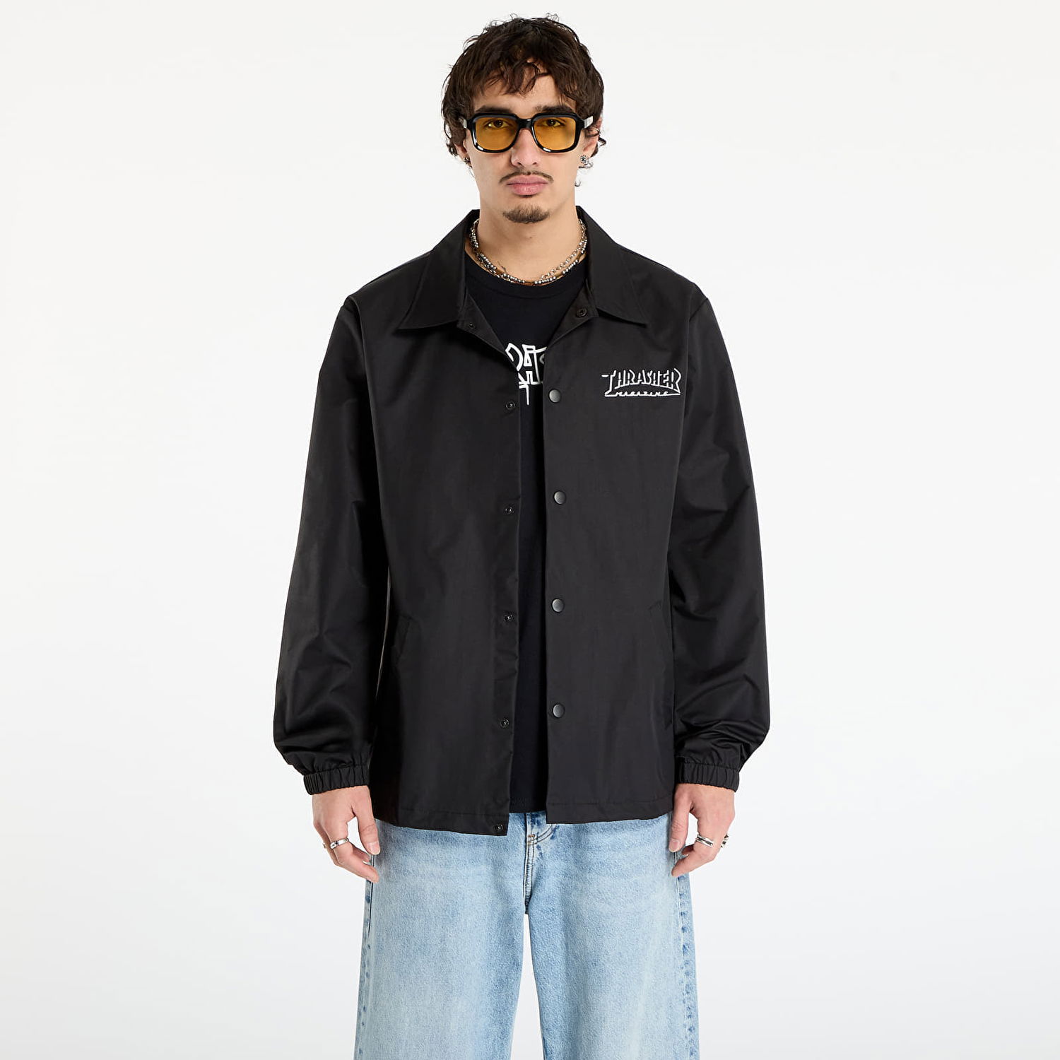 Jakna Thrasher Shadow Mag Logo Coach's Jacket Crna | 145769, 0