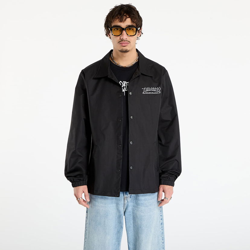 Jakna Thrasher Shadow Mag Logo Coach's Jacket Crna | 145769