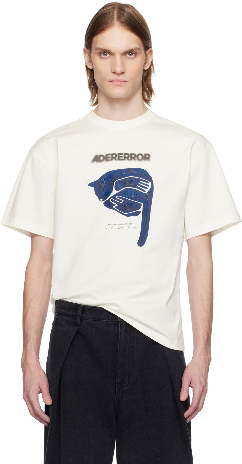 Majica kratkih rukava ADER ERROR ADER error Printed T-Shirt Bijela | BO01SSTS0115OW