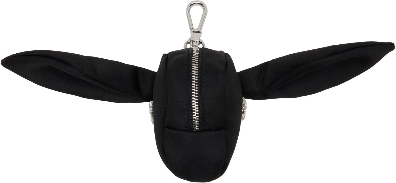 Privjesci za ključeve Simone Rocha Simone Rocha Satin Hare Coin Purse Bag Charm Crna | COINPURSE1 0812, 1