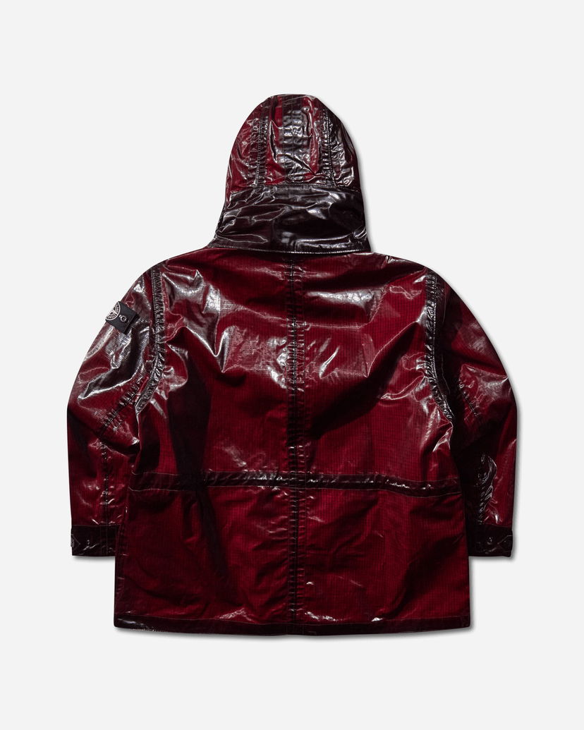 Parka Stone Island Uneven Ripstop Prismatico Hooded Parka Tamnocrvena | K2S15-4100079-S0237 V0012