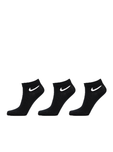Donje rublje i čarape Nike Lightweight Ankle Socks 3-Pack Crna | SX7677-010