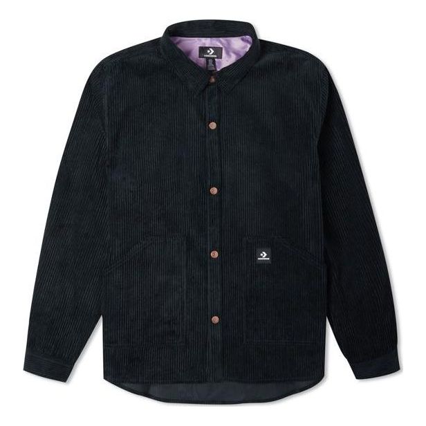 Košulja Converse Corduroy Button Shirt Crna | 10024006-A01