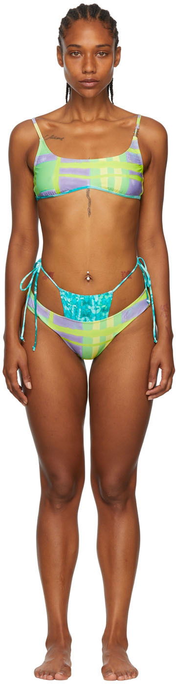 Kupaći kostimi Collina Strada Collina Strada Recycled Nylon Bikini Višebojno | XX2117