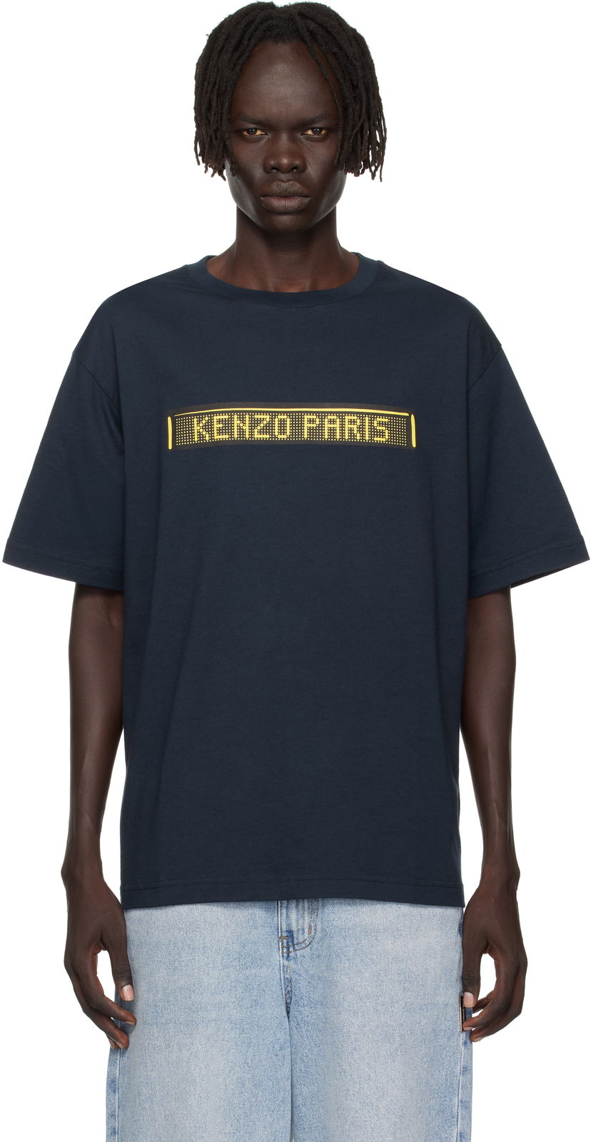Majica kratkih rukava KENZO Kenzo 'KENZO City' Oversized T-Shirt Tamnoplava | FF65TS4534SG