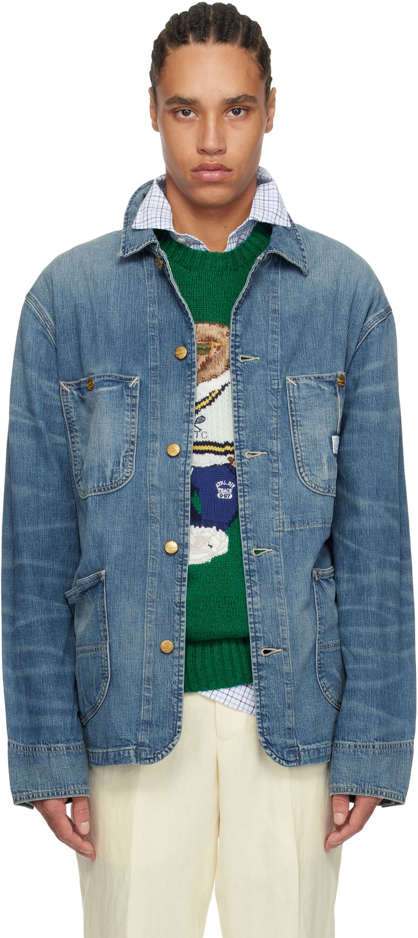Jakna Polo by Ralph Lauren Ralph Lauren Denim Utility Jacket Plava | 710963269001