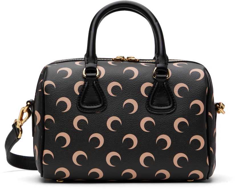 Ručna torbica Marine Serre Marine Serre Moon Print Canvas Strike Bag Crna | WBA019A RWOV0030