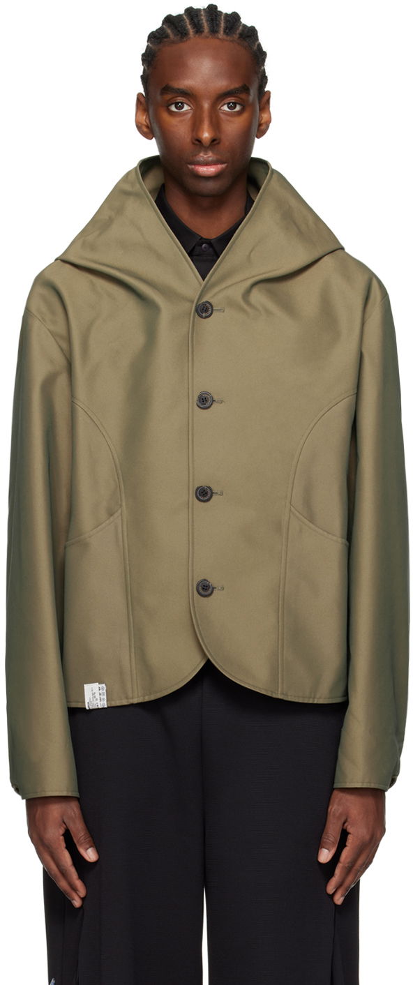 Jakna ADER ERROR Hooded Button Up Jacket Zelena | BN01SSJK0109KK, 0