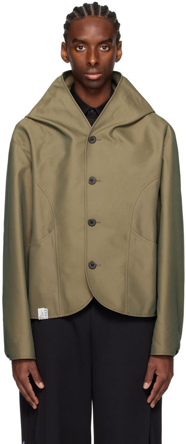 Jakna ADER ERROR Hooded Button Up Jacket Zelena | BN01SSJK0109KK, 0