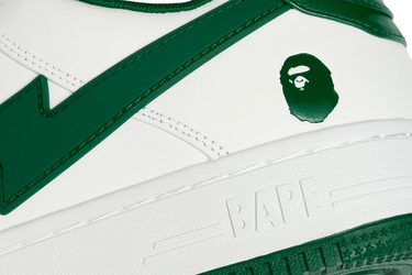 Tenisice i cipele BAPE Bape Sta OS #2 White/Green Bijela | 1K20-191-314-GRN, 4
