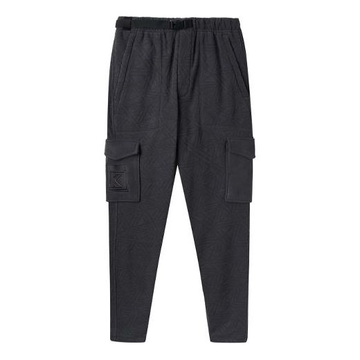 Cargo hlače New Balance Polar Fleece Sports Pants Crna | MP03598-PHM