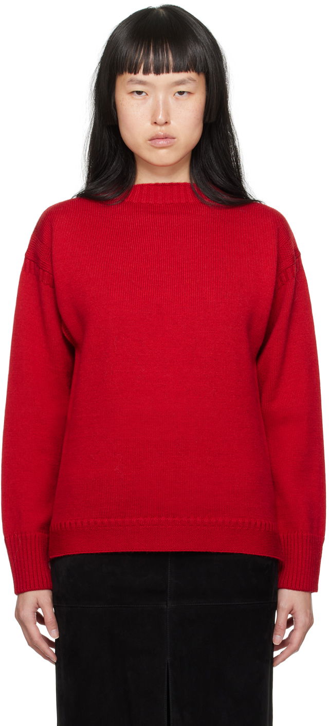 Džemper TOTEME TOTEME Vented Sweater Crvena | 234-WRTWTP164-YA0006